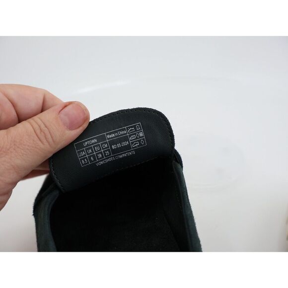 Vionic Uptown Loafer Women 8.5 Green Suede Leather Slip On Platform Shoes - Picture 9 of 12